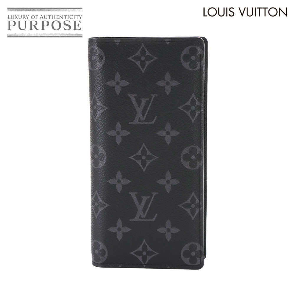 Louis Vuitton Monogram Eclipse Black Brazza Bifol… - image 1